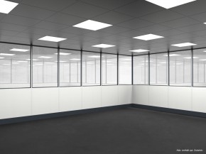 Hallenbüro 3-seitig 4,00 x 2,00 m 8 m² (HB3-4020)