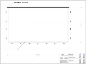 Hallenbüro 3-seitig 7,00 x 4,00 m 28 m² (HB3-7040)