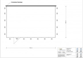 Hallenbüro 3-seitig 7,00 x 4,50 m 31,5 m² (HB3-7045)