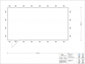 Hallenbüro 4-seitig 7,50 x 4,00 m 30 m² (HB4-7540)