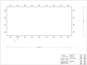 Hallenbüro 4-seitig 9,00 x 4,00 m 36 m² (HB4-9040)