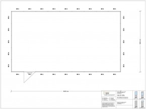 Hallenbüro 4-seitig 9,00 x 5,00 m 45 m² (HB4-9050)