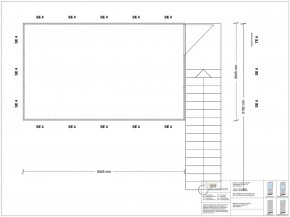 Hallenbüro auf Stahlbau 4-seitig 5,00 x 3,00 m 15 m² (HS4-5030)