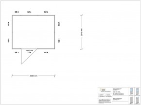 Stellwand 4-seitig 2,50 x 2,00 m 5 m² (SW4-2520)