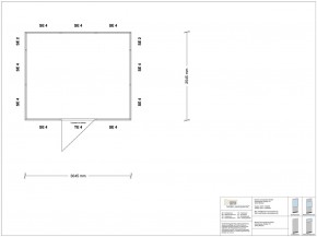 Stellwand 4-seitig 3,00 x 2,50 m 7,5 m² (SW4-3025)