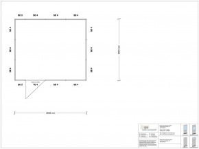 Stellwand 4-seitig 3,50 x 3,00 m 10,5 m² (SW4-3530)