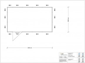 Stellwand 4-seitig 4,50 x 2,50 m 11,25 m² (SW4-4525)