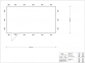 Stellwand 4-seitig 5,50 x 3,00 m 16,5 m² (SW4-5530)