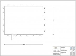 Stellwand 4-seitig 6,00 x 4,50 m 27 m² (SW4-6045)