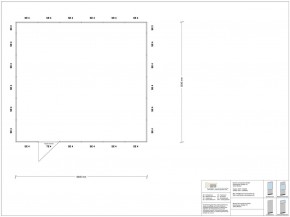 Stellwand 4-seitig 6,00 x 5,50 m 33 m² (SW4-6055)