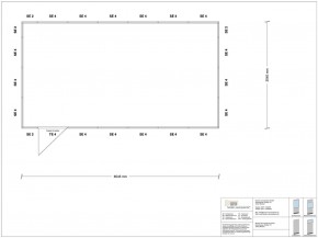 Stellwand 4-seitig 6,50 x 3,50 m 22,75 m² (SW4-6535)