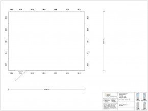 Stellwand 4-seitig 6,50 x 5,00 m 32,5 m² (SW4-6550)