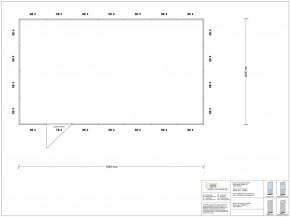 Stellwand 4-seitig 7,00 x 4,00 m 28 m² (SW4-7040)