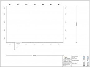 Stellwand 4-seitig 7,00 x 4,50 m 31,5 m² (SW4-7045)