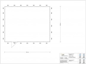 Stellwand 4-seitig 7,00 x 5,50 m 38,5 m² (SW4-7055)