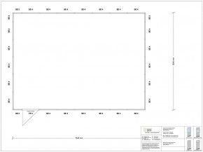 Stellwand 4-seitig 7,50 x 5,50 m 41,25 m² (SW4-7555)