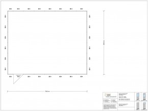 Stellwand 4-seitig 7,50 x 6,00 m 45 m² (SW4-7560)