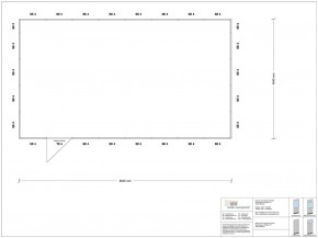 Stellwand 4-seitig 8,00 x 4,50 m 36 m² (SW4-8045)