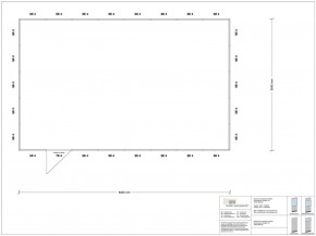 Stellwand 4-seitig 8,00 x 5,00 m 40 m² (SW4-8050)