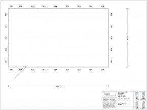 Stellwand 4-seitig 8,50 x 5,00 m 42,5 m² (SW4-8550)