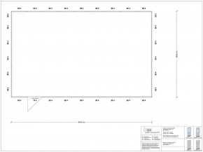 Stellwand 4-seitig 9,00 x 5,50 m 49,5 m² (SW4-9055)